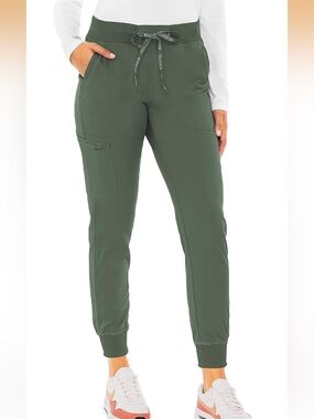 Med Couture Olive Jogger scrub pants MT